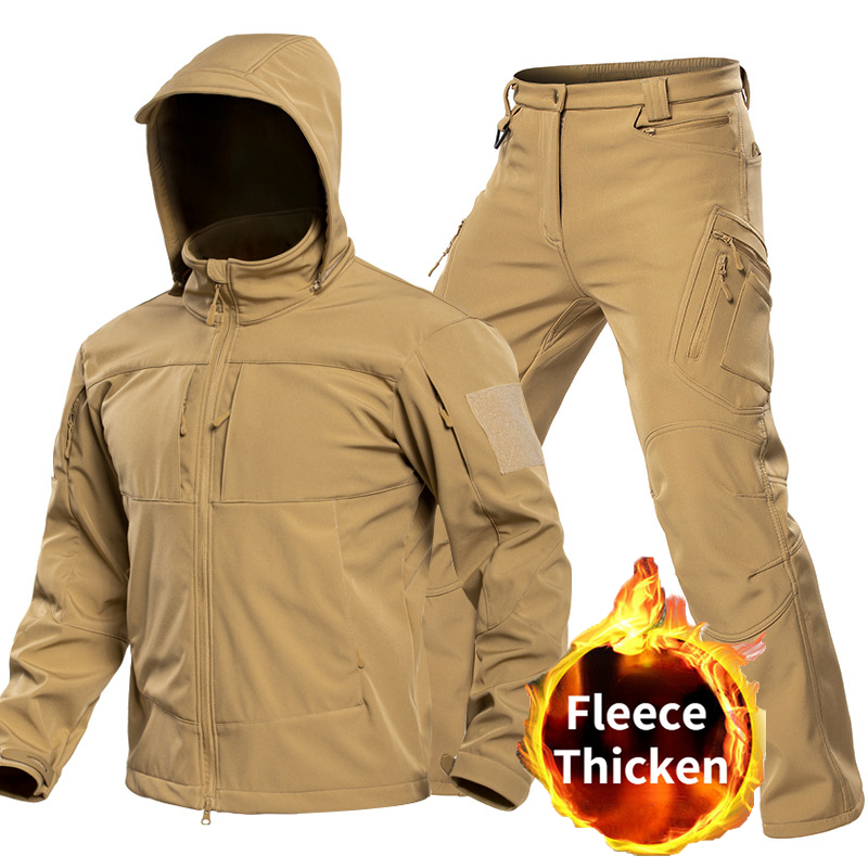 Hunting Outdoors - Outdoor Tactical Softshell Suit for Men