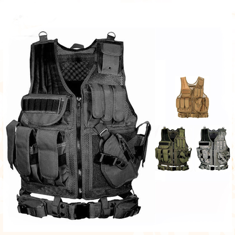 Outdoor Hunting Vest - Adjustable Molle Tactical Vest Combat Body