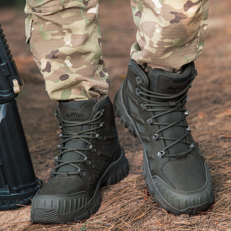 Outdoor Hunting Boots For Men - Men Tactical Boots Waterproof Ultrallight Anti-Slip