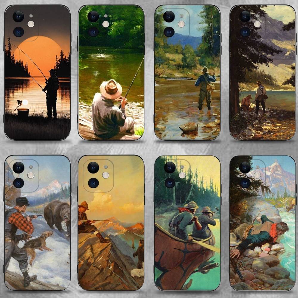 Hunting Fishing Man Phone Case - Hunting Quotes ulasan dan harga