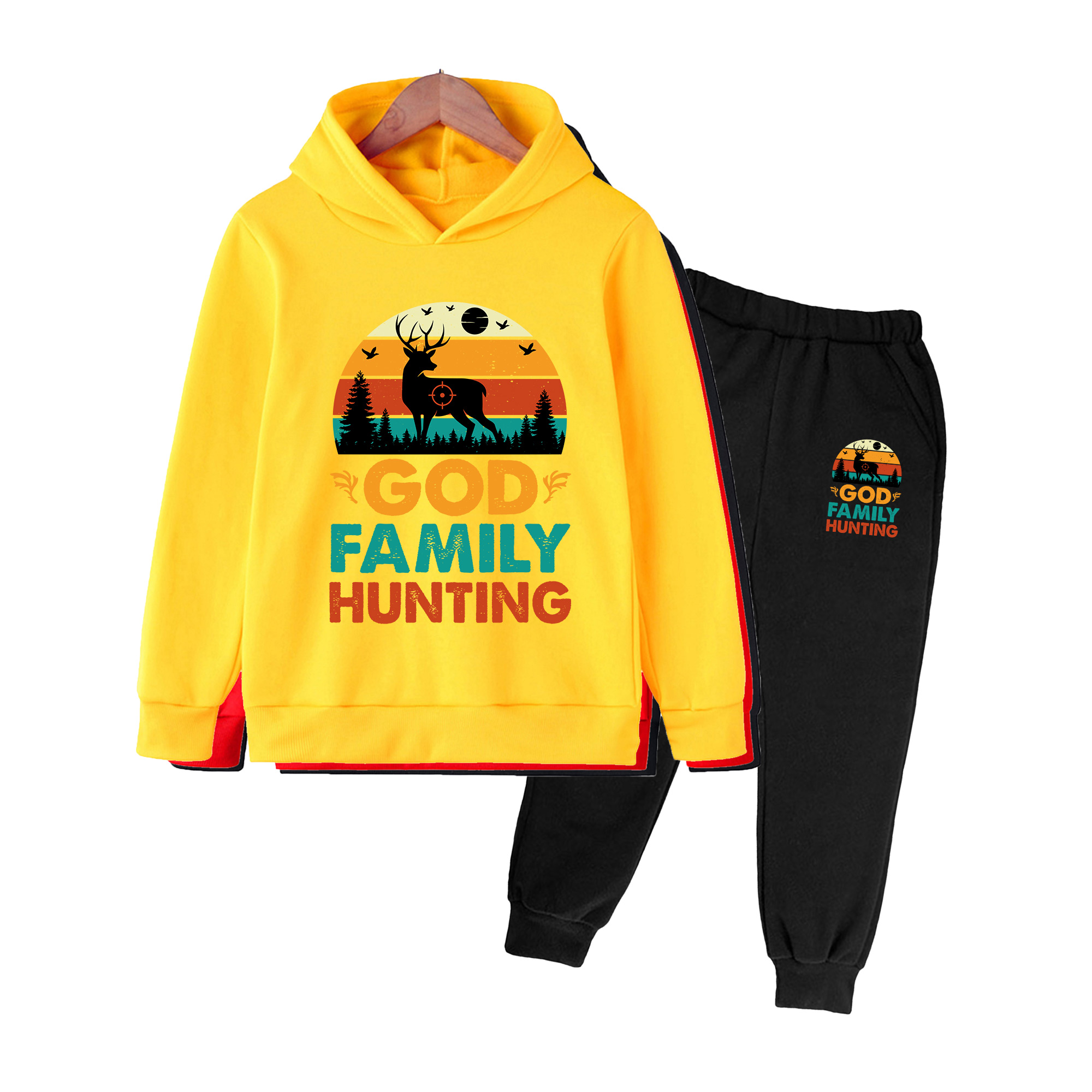 Kids Hoodie & Sweatpants Set,  - Hunting Outdoor Boys ulasan dan harga