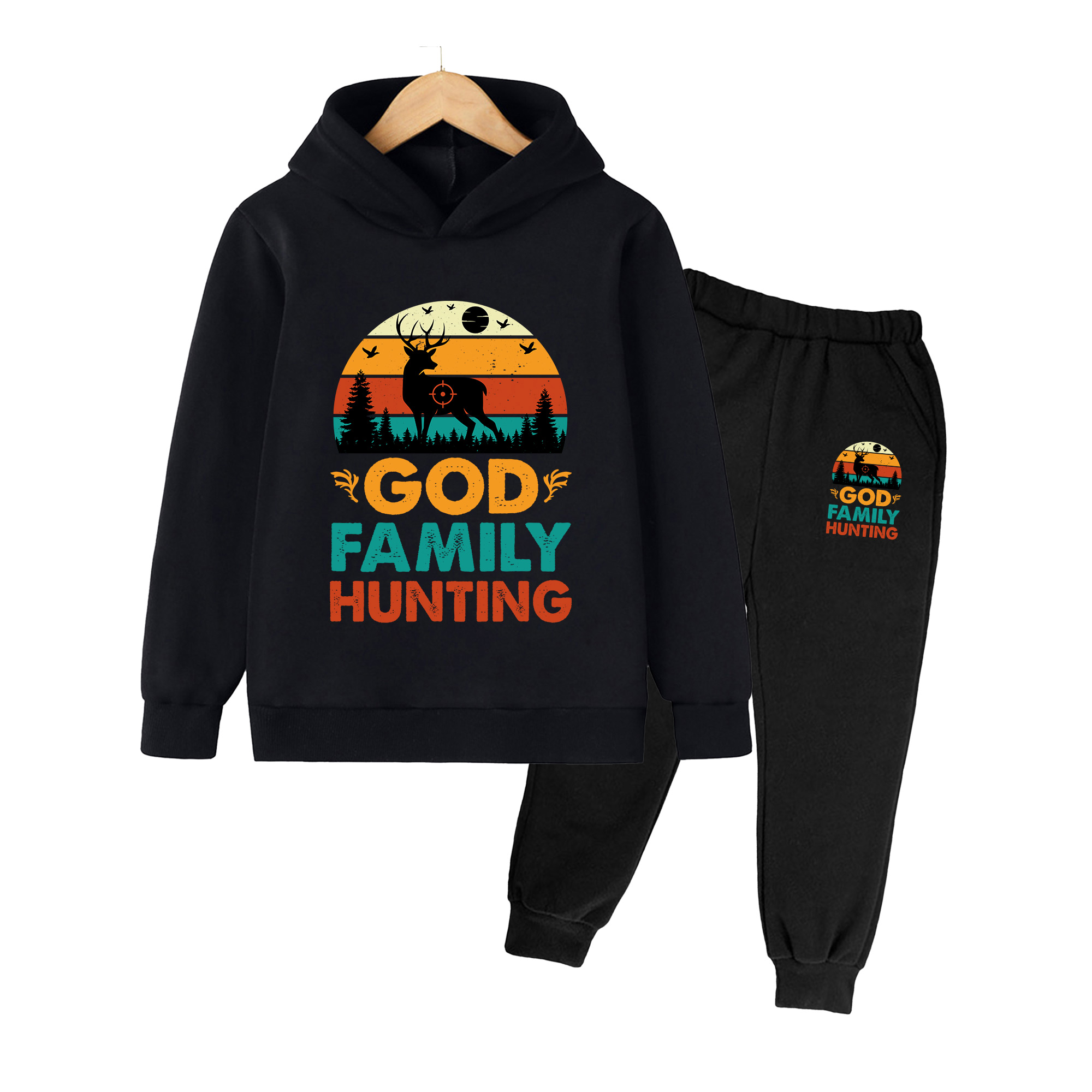 Kids Hoodie & Sweatpants Set,  - Hunting Outdoor Boys ulasan dan harga