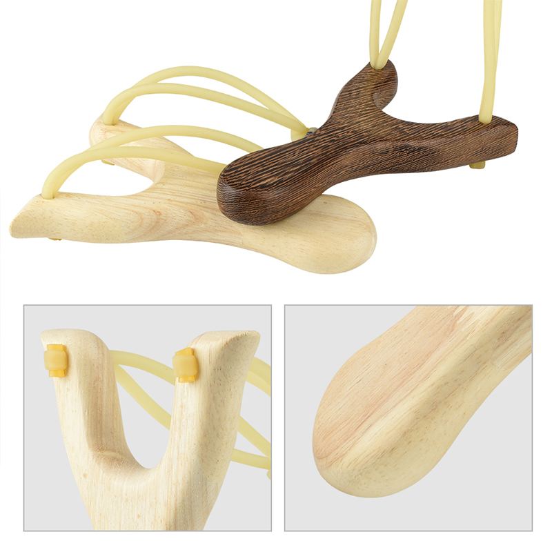 Traditional Wooden Tirachinas  - Outdoor Hunting Launcher ulasan dan harga