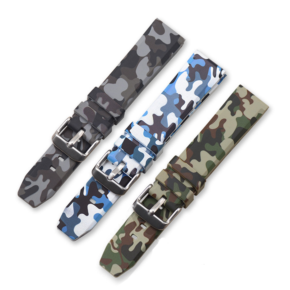 Camouflage Silicone Strap Army - Hunting Outdoor Watch ulasan dan harga