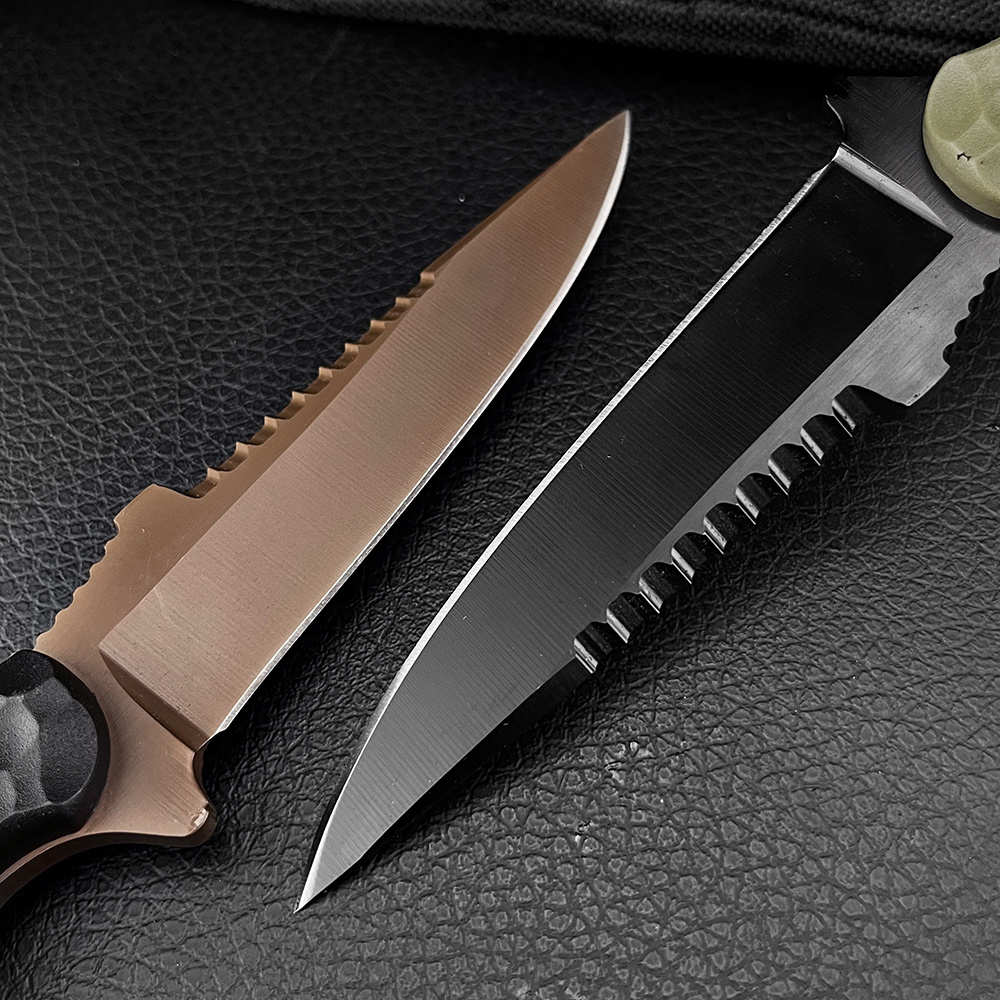Portable Wilderness Survival K - Knife Hunting Fixed Blade ulasan dan harga