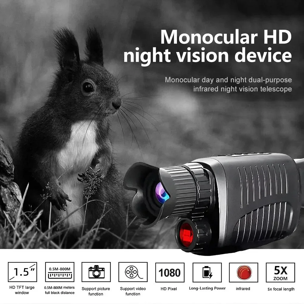 1080P HD Monocular Night Visio - Hunting Outdoor Day ulasan dan harga