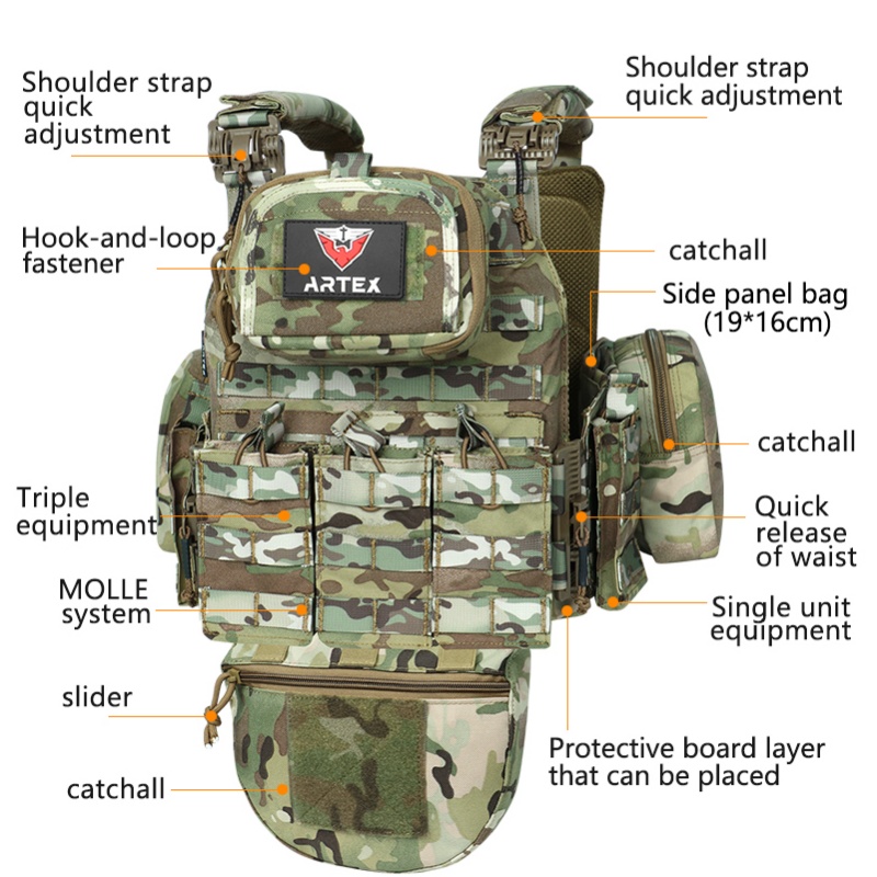 Tactical Vest 6094 Fast detach - Outdoor Hunting Lights ulasan dan harga