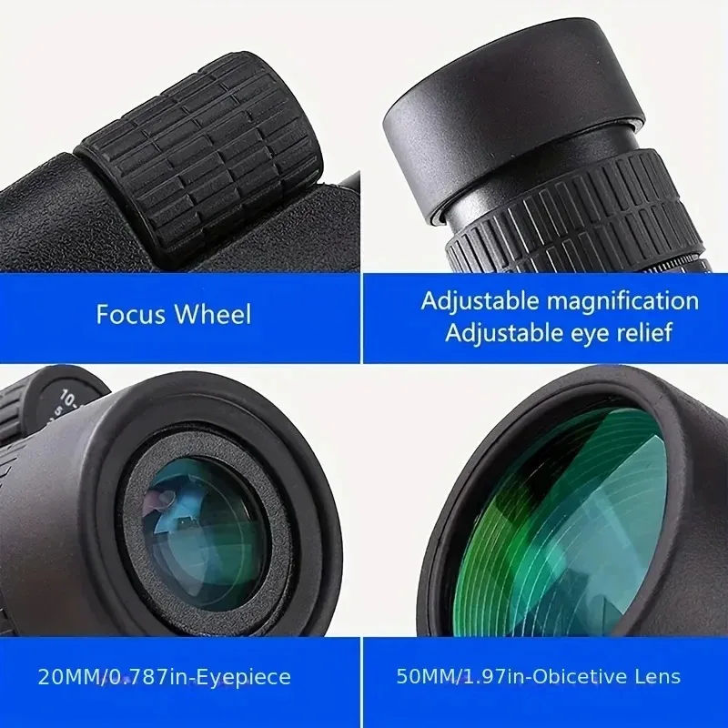 High Power 30x52 Monocular Ste - Hunting Outdoor Watch ulasan dan harga