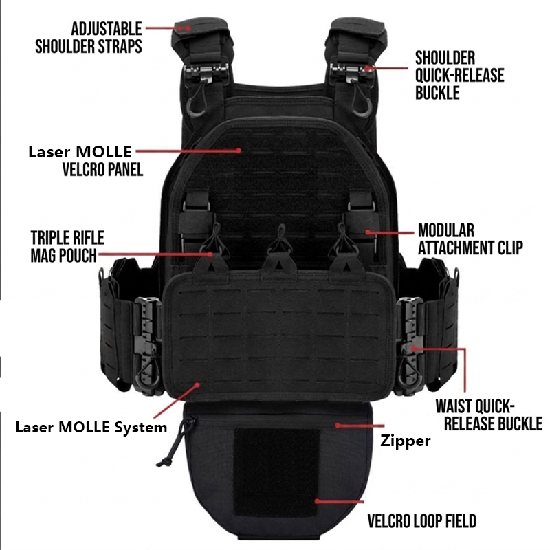 YAKEDA 6094-1 Tactical Vest -  - Outdoor Hunting Vest ulasan dan harga