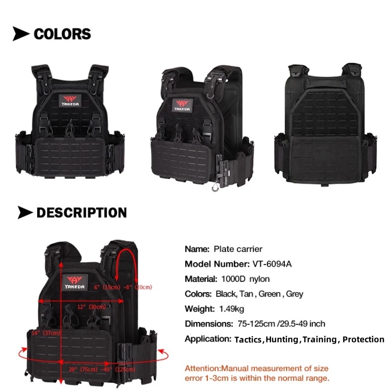 YAKEDA Tactical Vest 6094 Fast - Outdoor Hunting Lights ulasan dan harga