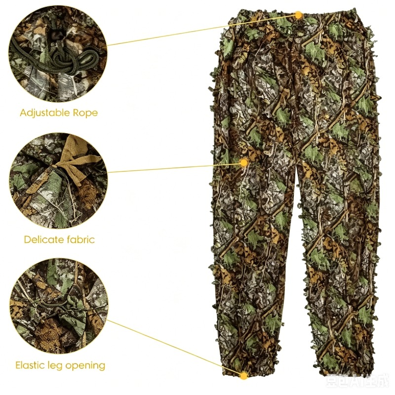 3D  Leafy Bionic Camouflage Hu - Hunting Outdoor Watch ulasan dan harga