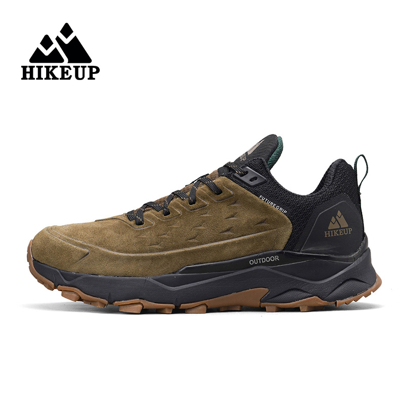 HIKEUP Rubber Outsole Cushione - Outdoor Hunting Boots For Men ulasan dan harga
