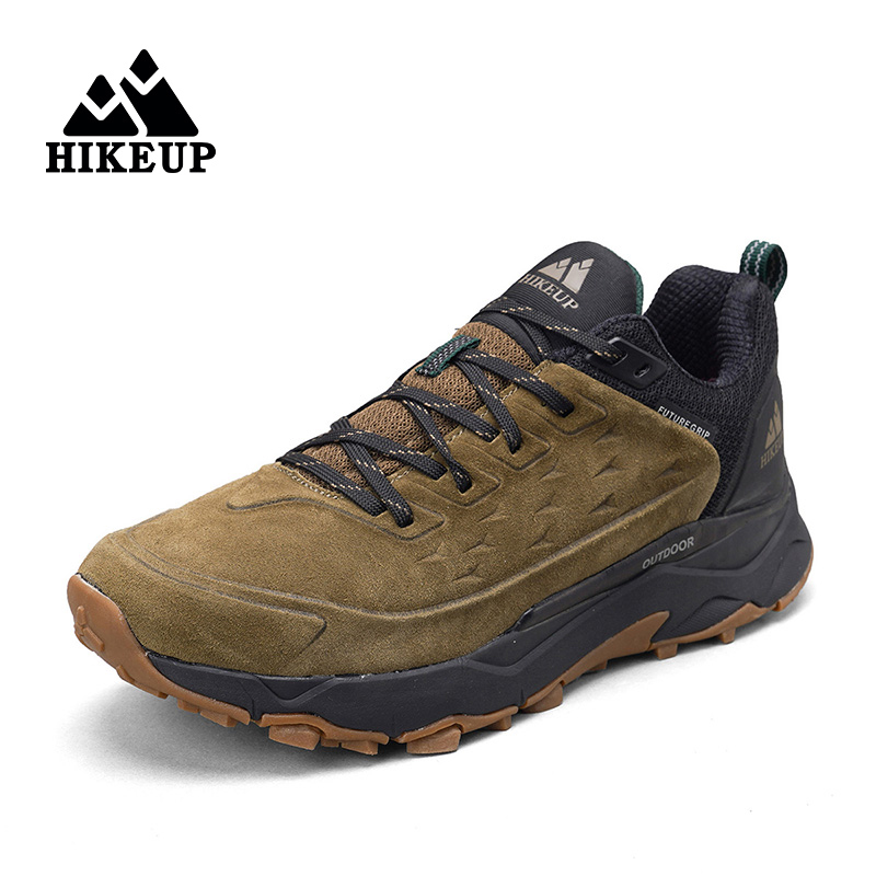 HIKEUP Rubber Outsole Cushione - Outdoor Hunting Boots For Men ulasan dan harga