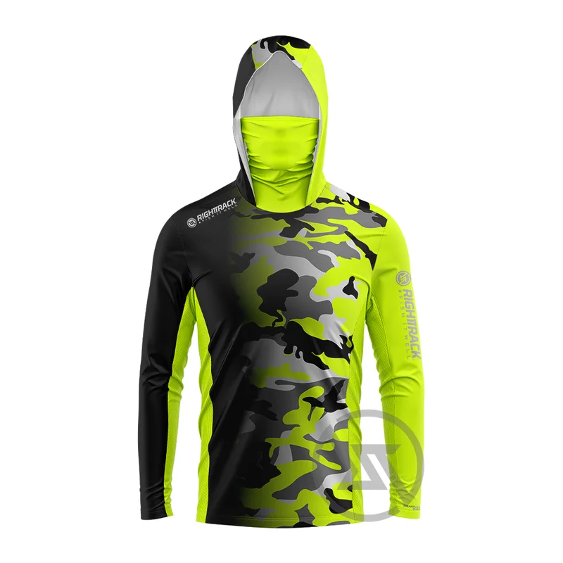 RIGHTTRACK Mask Hoodies Fishin - Hunting Outdoor Apparel ulasan dan harga