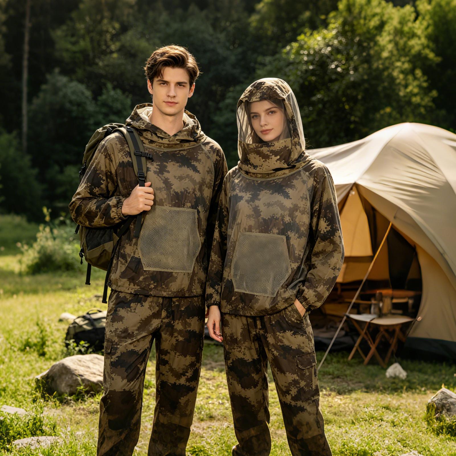 Men Hunting Clothes Fly Proof  - Hunting Outdoor Apparel ulasan dan harga