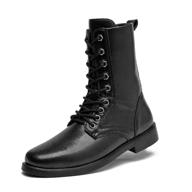 High-top Leather Boots Outdoor - Outdoor Hunting Boots For Men ulasan dan harga