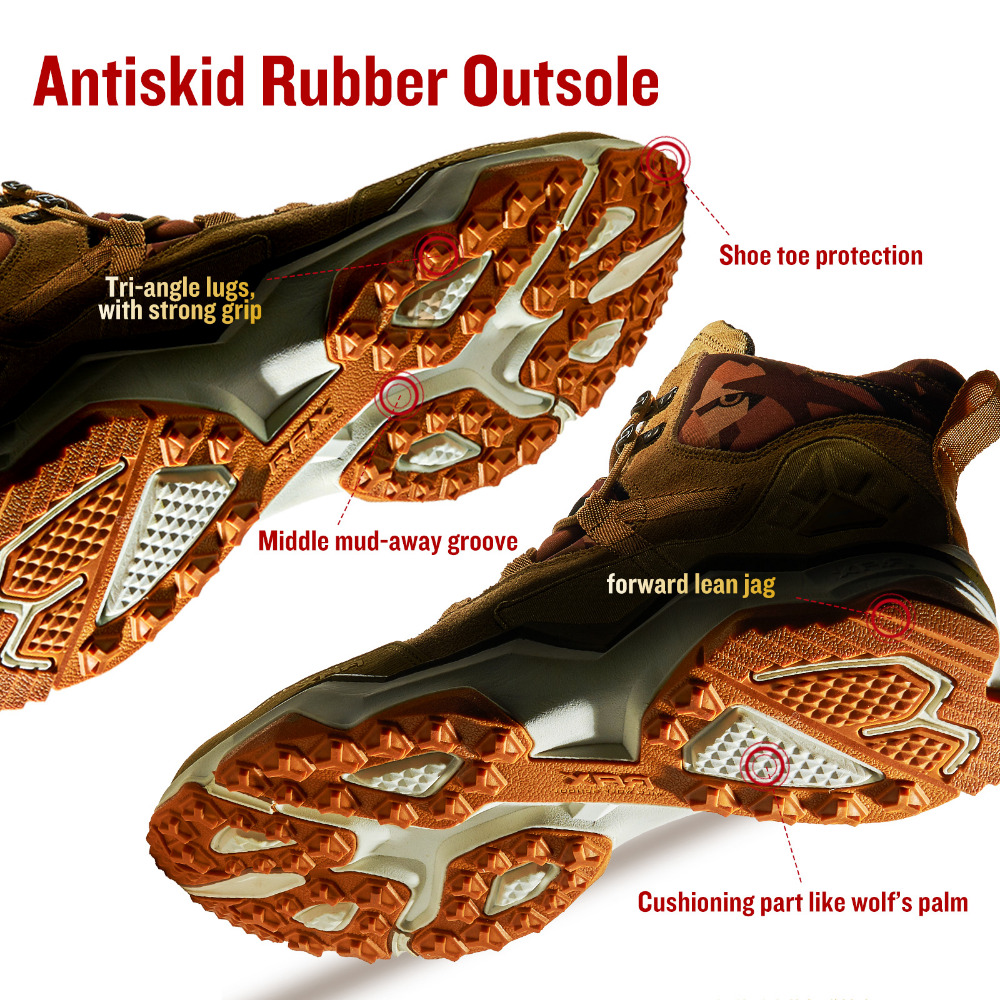 RAX Men Hiking Shoes Mid-top W - Outdoor Hunting Boots For Men ulasan dan harga
