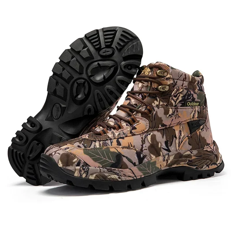 Men's High Top Camouflage Hunt - Outdoor Hunting Boots For Men ulasan dan harga