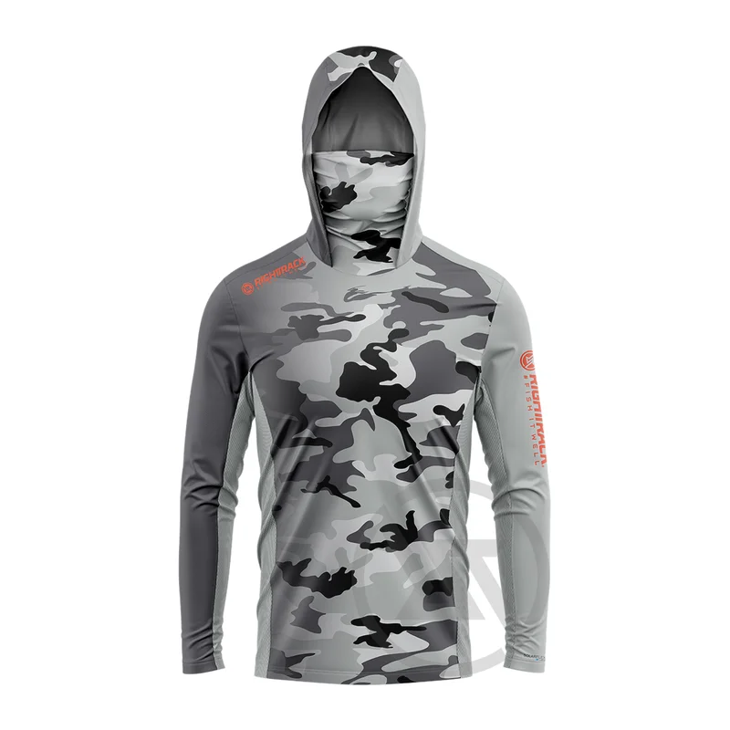 RIGHTTRACK Mask Hoodies Fishin - Hunting Outdoor Apparel ulasan dan harga
