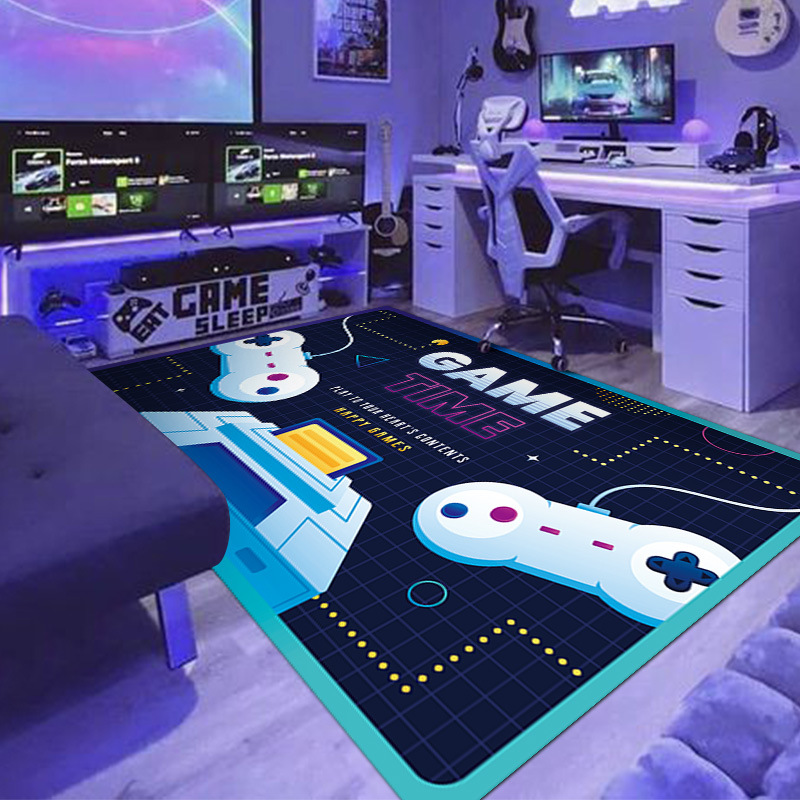 Funny Gamepad Area Rug I Pause - Hunting Outdoor Boys ulasan dan harga