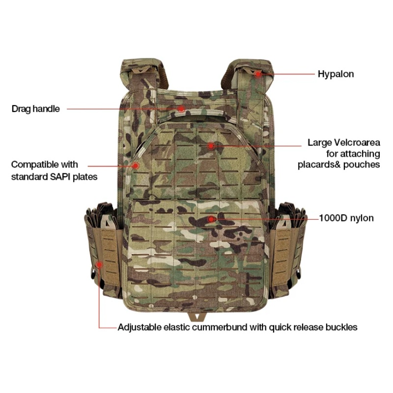 YAKEDA Tactical Vest 6094 Fast - Outdoor Hunting Lights ulasan dan harga
