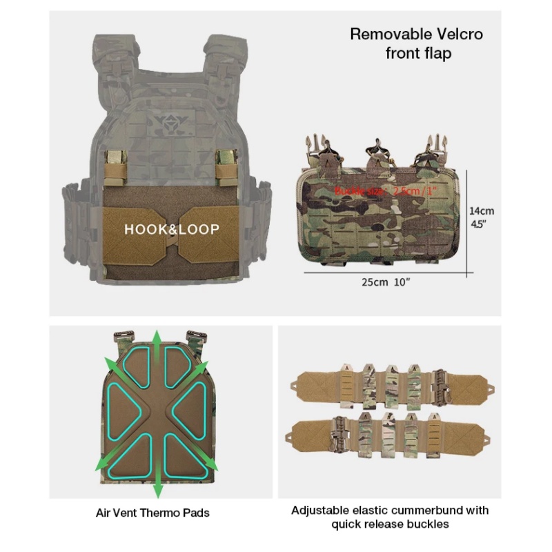 YAKEDA Tactical Vest 6094 Fast - Outdoor Hunting Lights ulasan dan harga