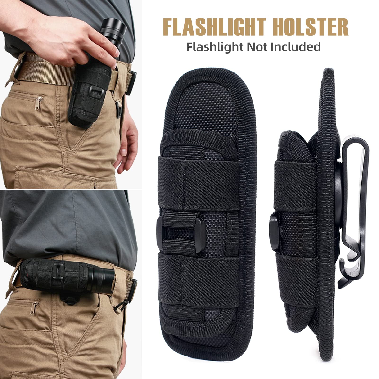 Tactical Flashlight Cover Nylo - Outdoor Hunting Lights ulasan dan harga