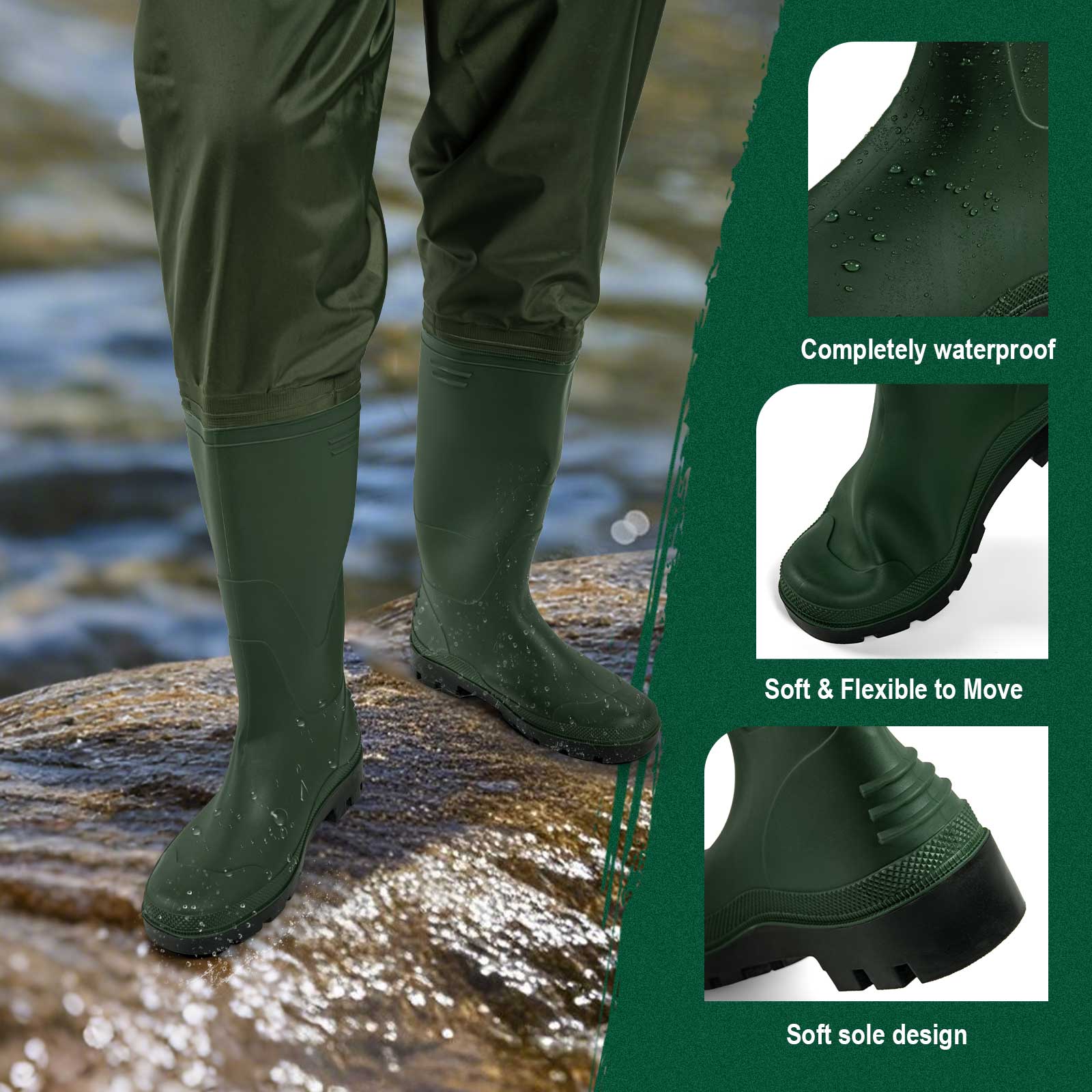 Goture outdoor Waterproof Boot - Outdoor Hunting Boots For Men ulasan dan harga