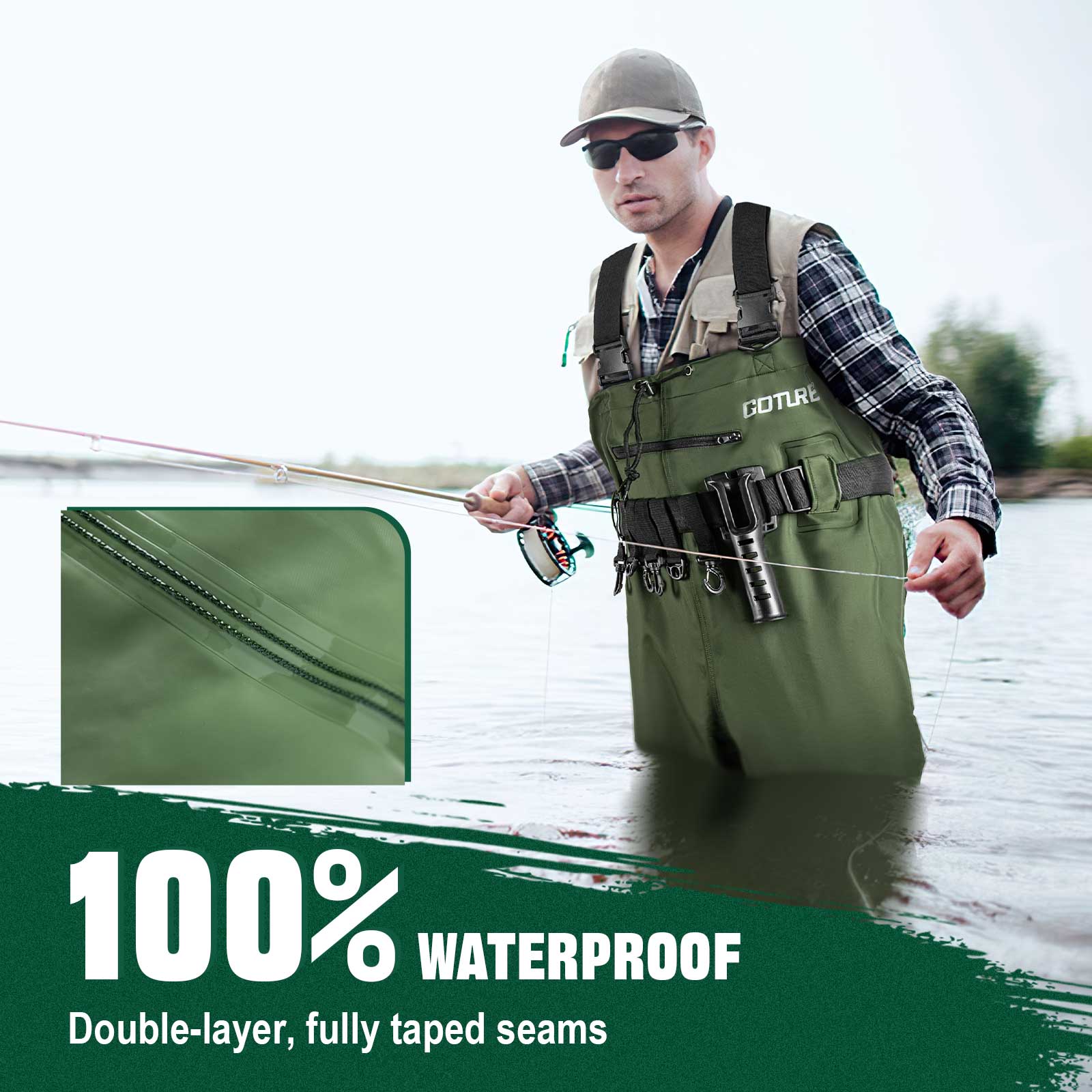 Goture outdoor Waterproof Boot - Outdoor Hunting Boots For Men ulasan dan harga