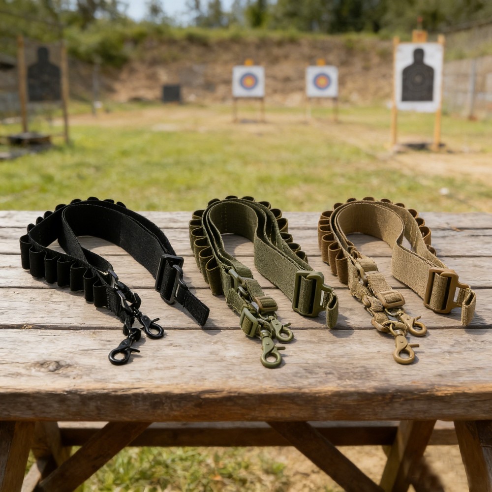 15 Rounds Ammo Shell Belt Rifl - Outdoor Hunting Rifle ulasan dan harga