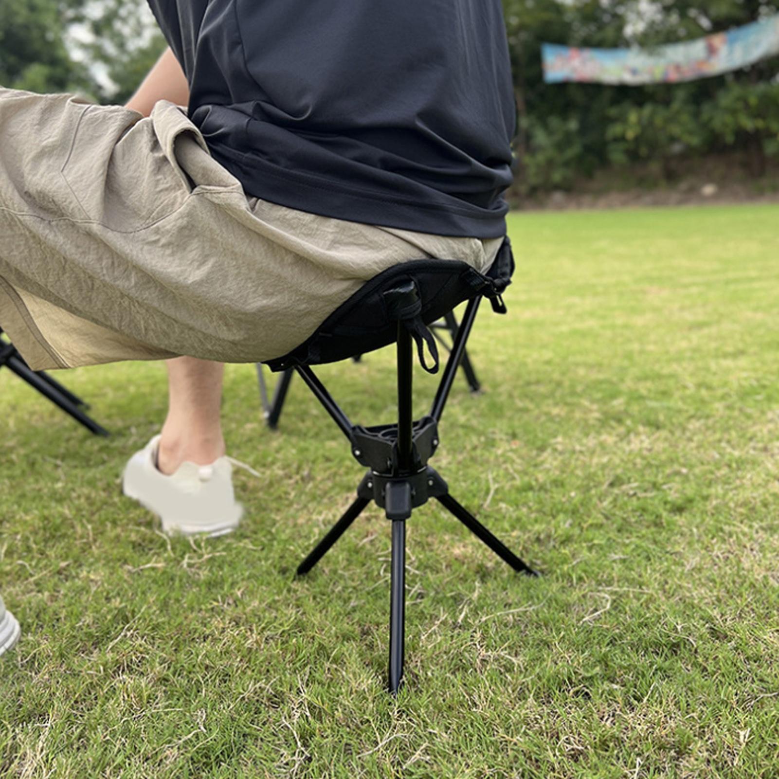 Portable Folding Swivel Campin - Outdoor Hunting Chair ulasan dan harga