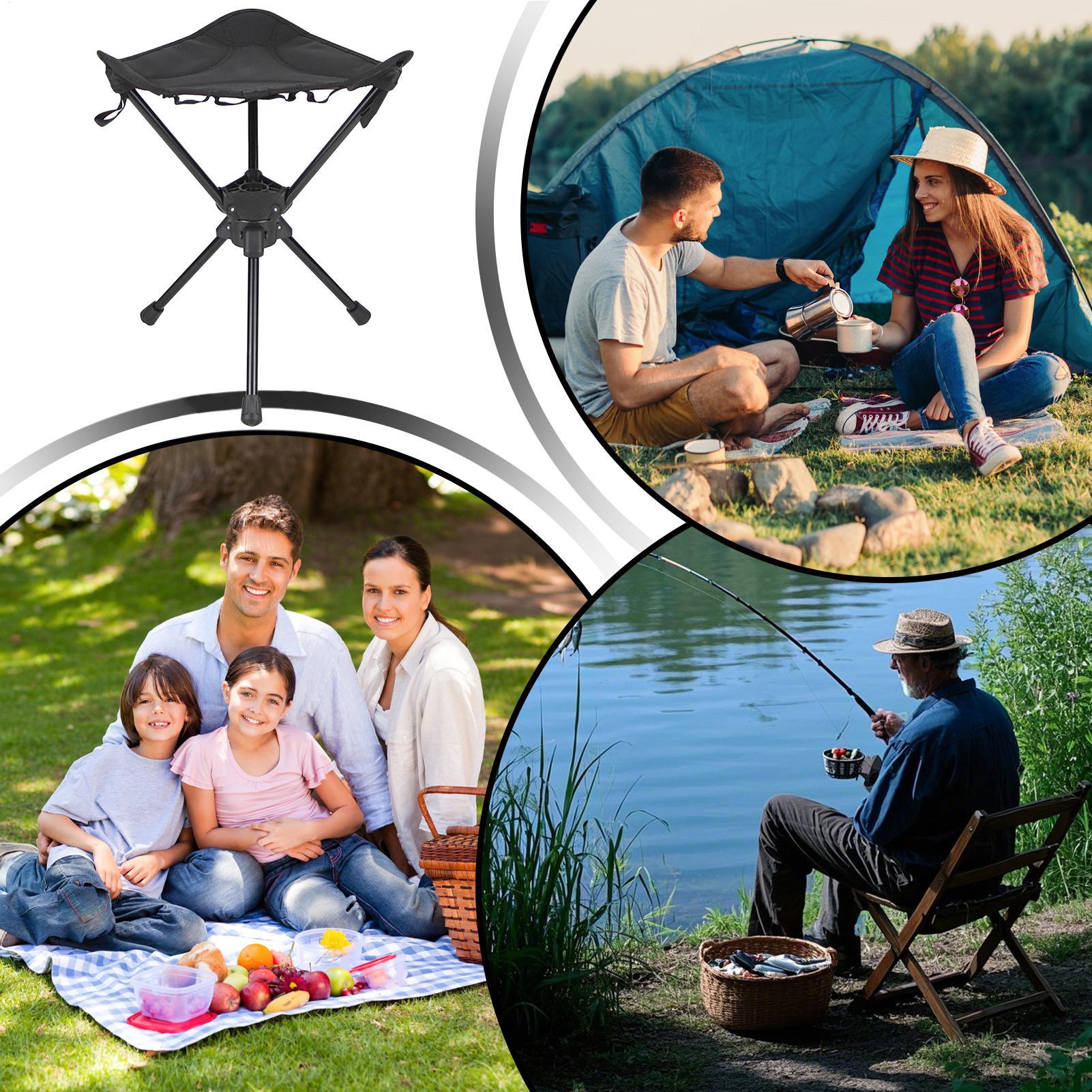 Portable Folding Swivel Campin - Outdoor Hunting Chair ulasan dan harga