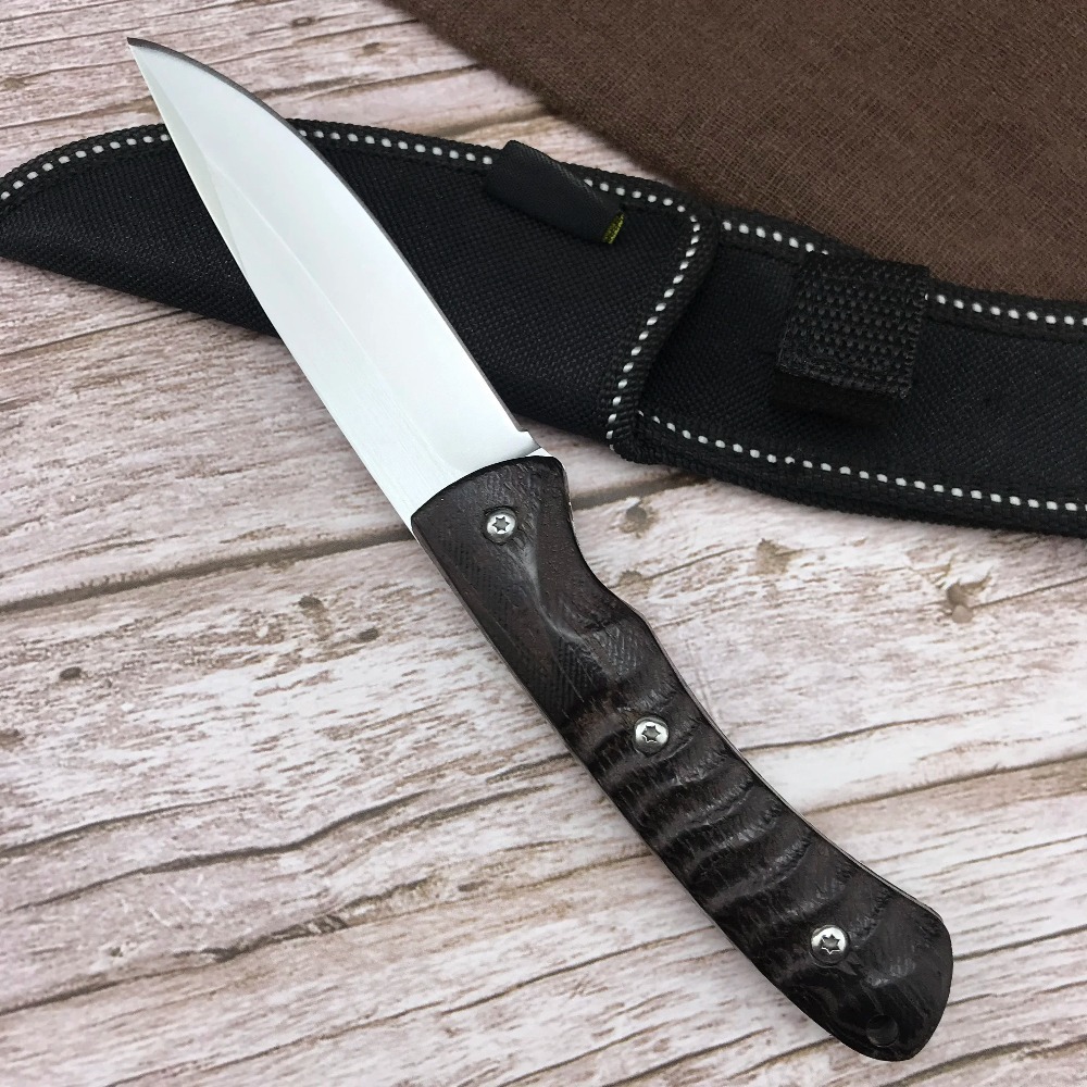 Portable Full Tang Hunting Str - Knife Hunting Fixed Blade ulasan dan harga