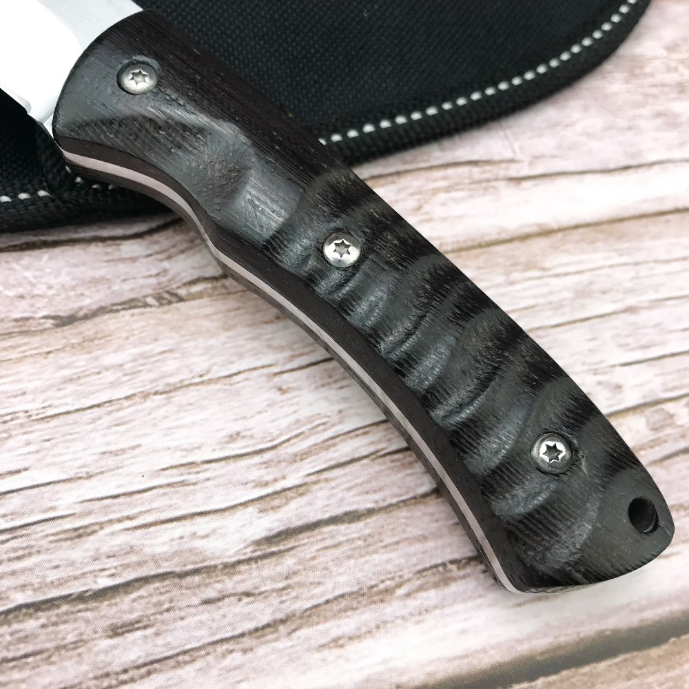 Portable Full Tang Hunting Str - Knife Hunting Fixed Blade ulasan dan harga