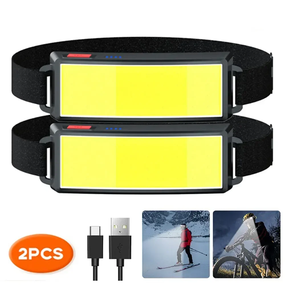 COB Portable LED Headlights Ou - Hunting Outdoors ulasan dan harga