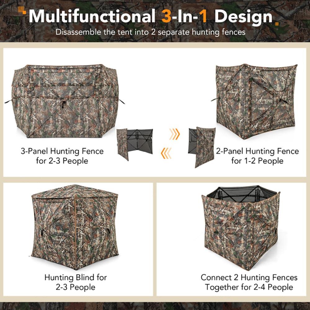 5-in-1 Detachable Hunting Blin - Hunting Outdoors ulasan dan harga