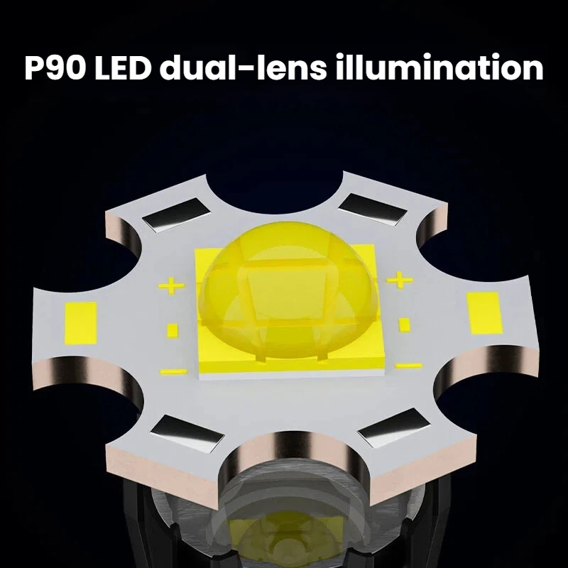High-power P90 LED Flashlight  - Hunting Outdoors ulasan dan harga