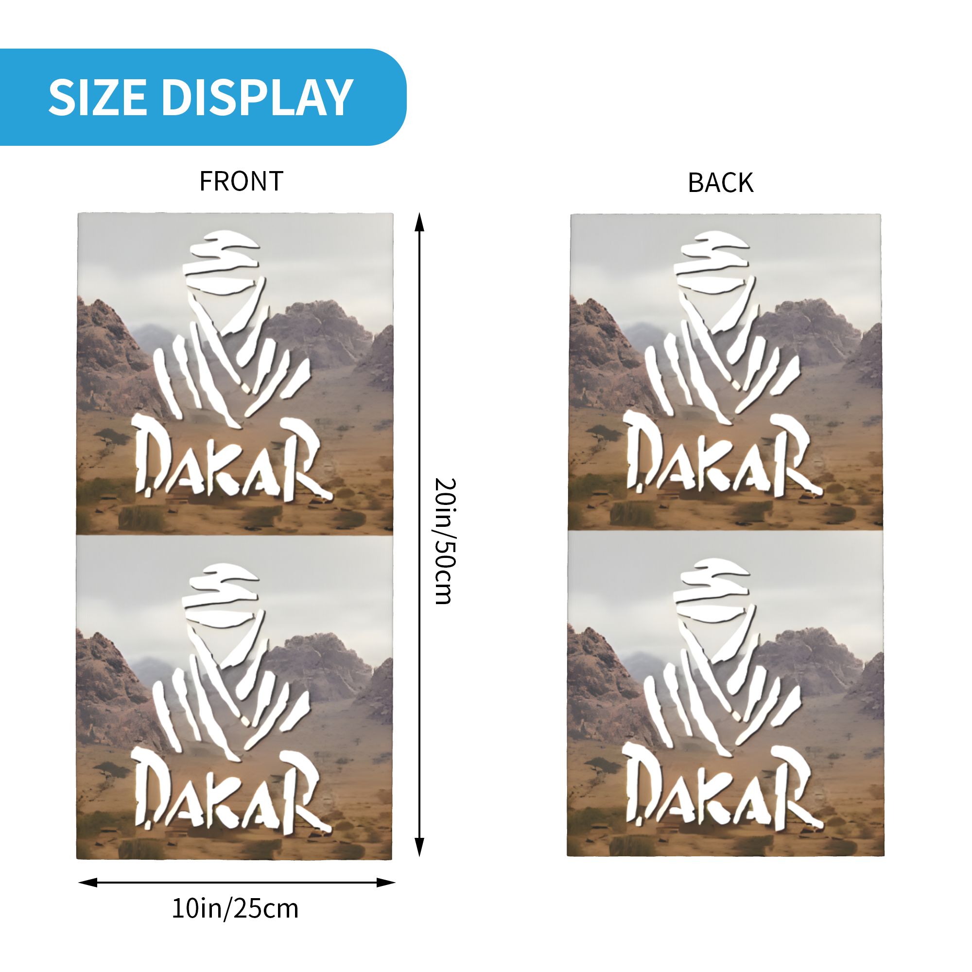 Custom D-Dakared Bandana Neck  - Outdoor Hunting Events ulasan dan harga