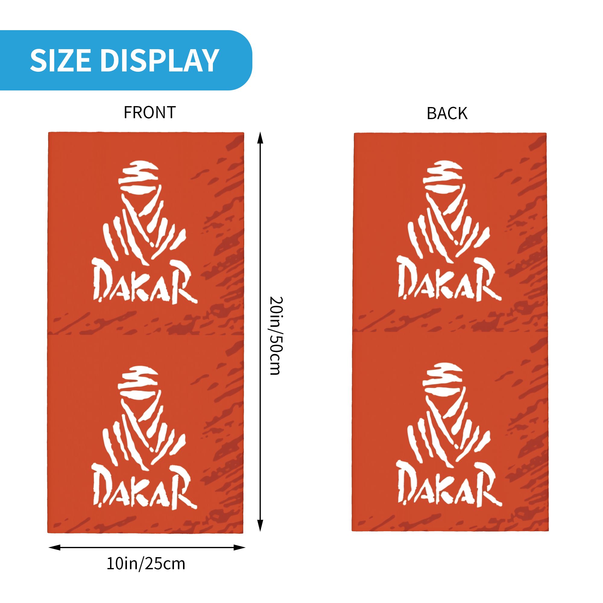 Custom D-Dakared Bandana Neck  - Outdoor Hunting Events ulasan dan harga
