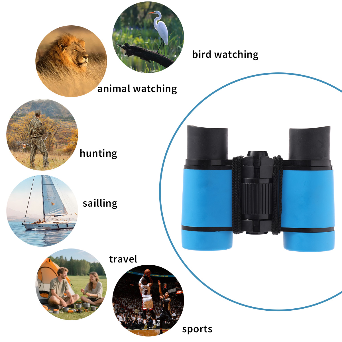 Kids Binoculars Set for Age 6- - Hunting Outdoor Boys ulasan dan harga