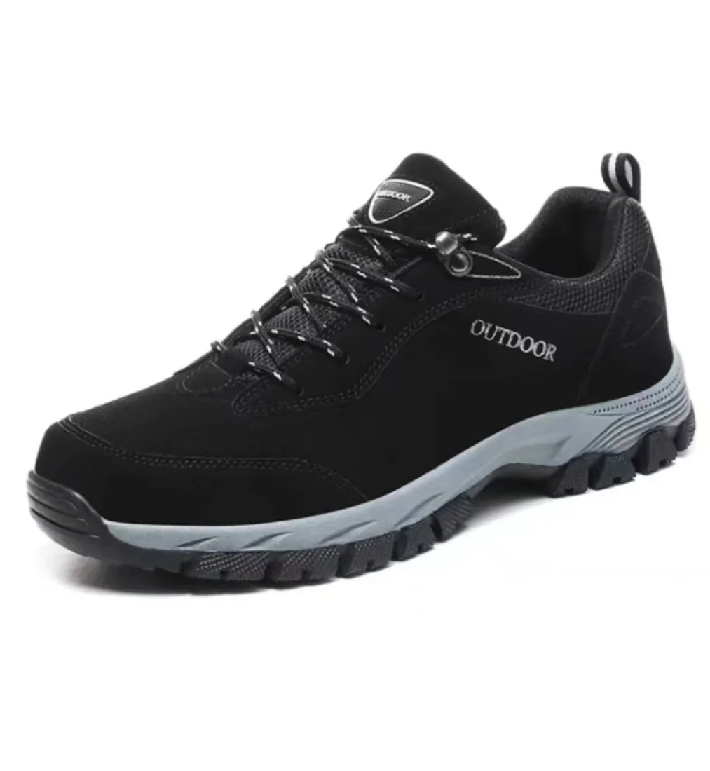 Men's Hiking Shoes Suede Leath - Outdoor Hunting Boots For Men ulasan dan harga