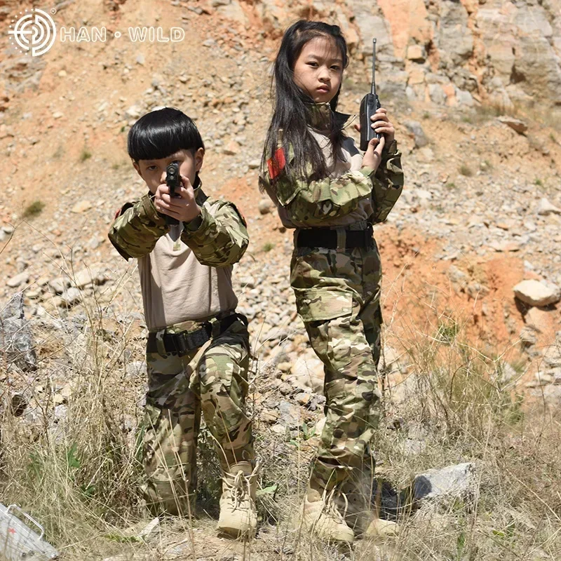 Kids Tactical Uniform Hunting  - Hunting Outdoor Boys ulasan dan harga