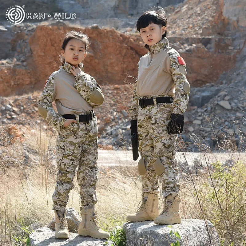 Kids Tactical Uniform Hunting  - Hunting Outdoor Boys ulasan dan harga