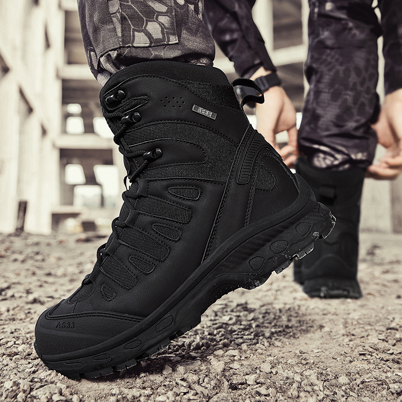 New Men Tactical Boots Militar - Outdoor Hunting Boots For Men ulasan dan harga
