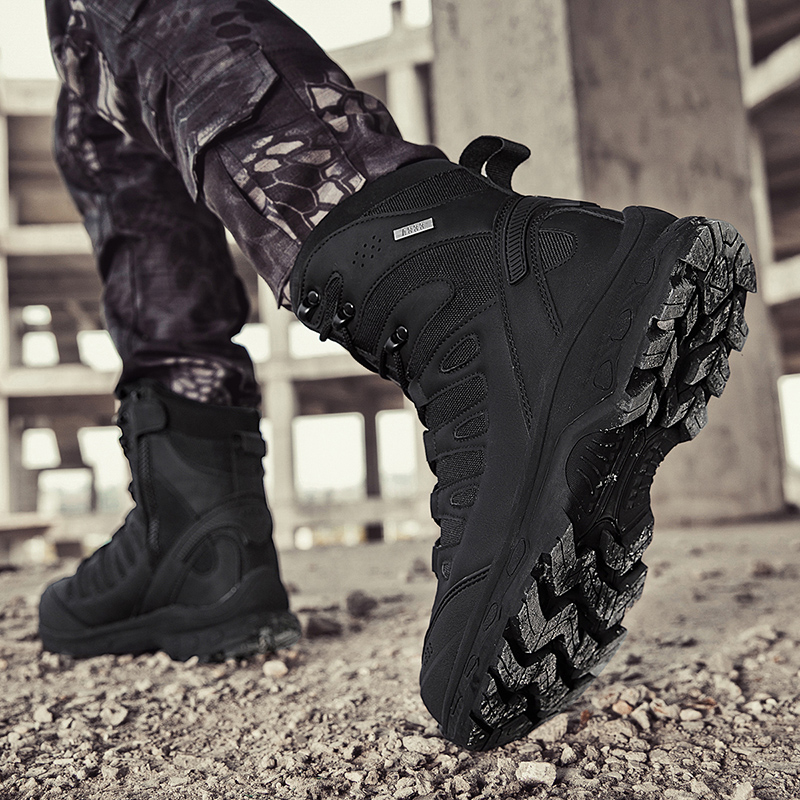 New Men Tactical Boots Militar - Outdoor Hunting Boots For Men ulasan dan harga