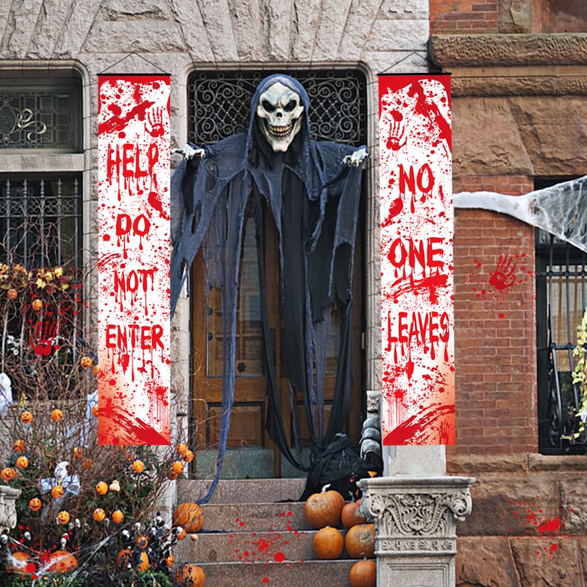 Halloween Bloody Porch Signs,  - Outdoor Hunting Events ulasan dan harga