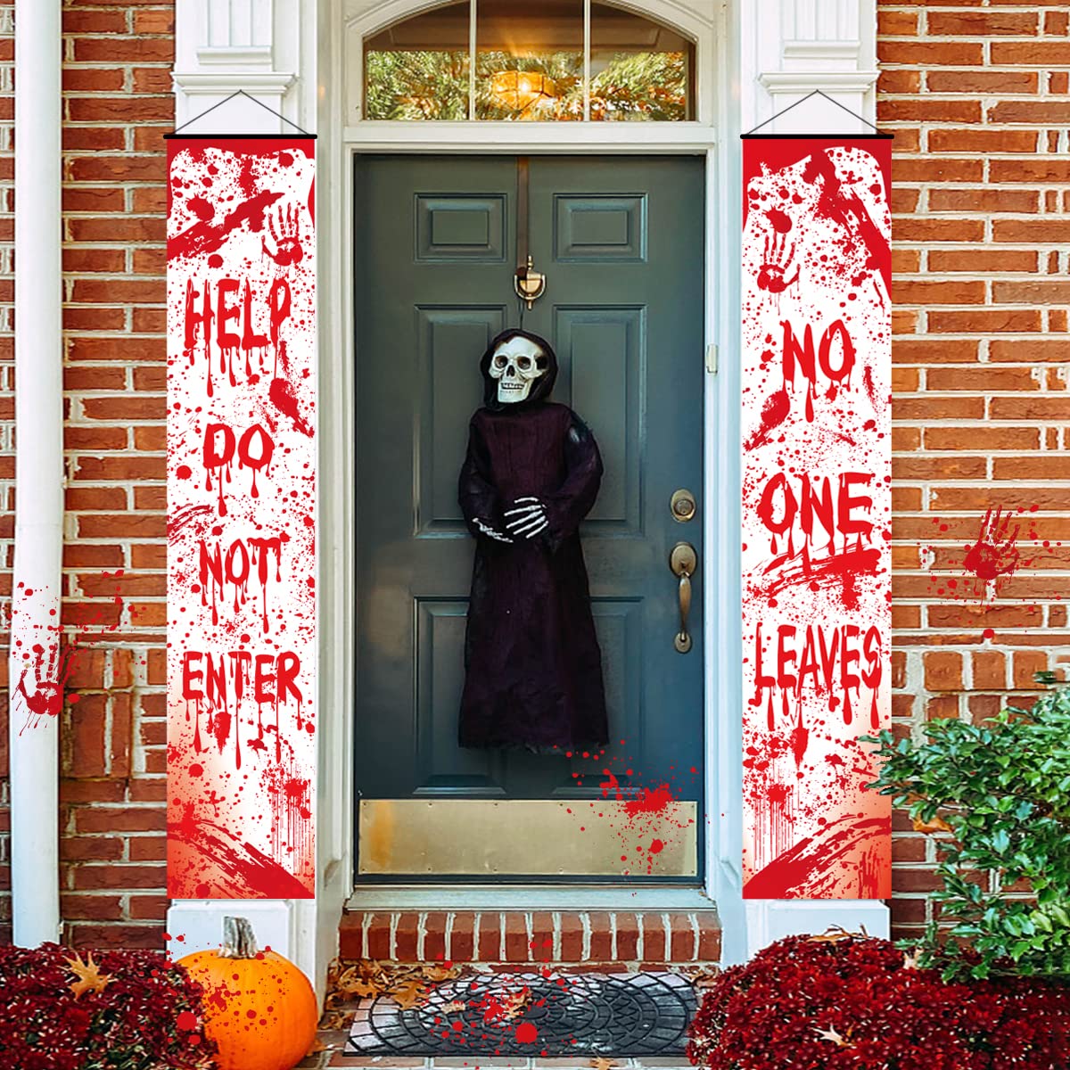 Halloween Bloody Porch Signs,  - Outdoor Hunting Events ulasan dan harga
