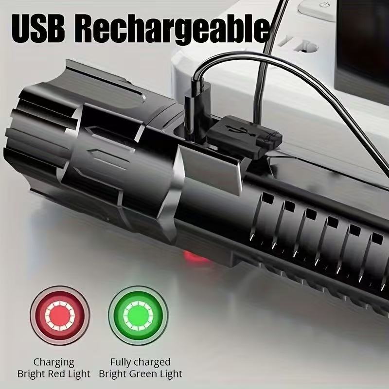 New High-power Led Flashlight  - Hunting Outdoors ulasan dan harga
