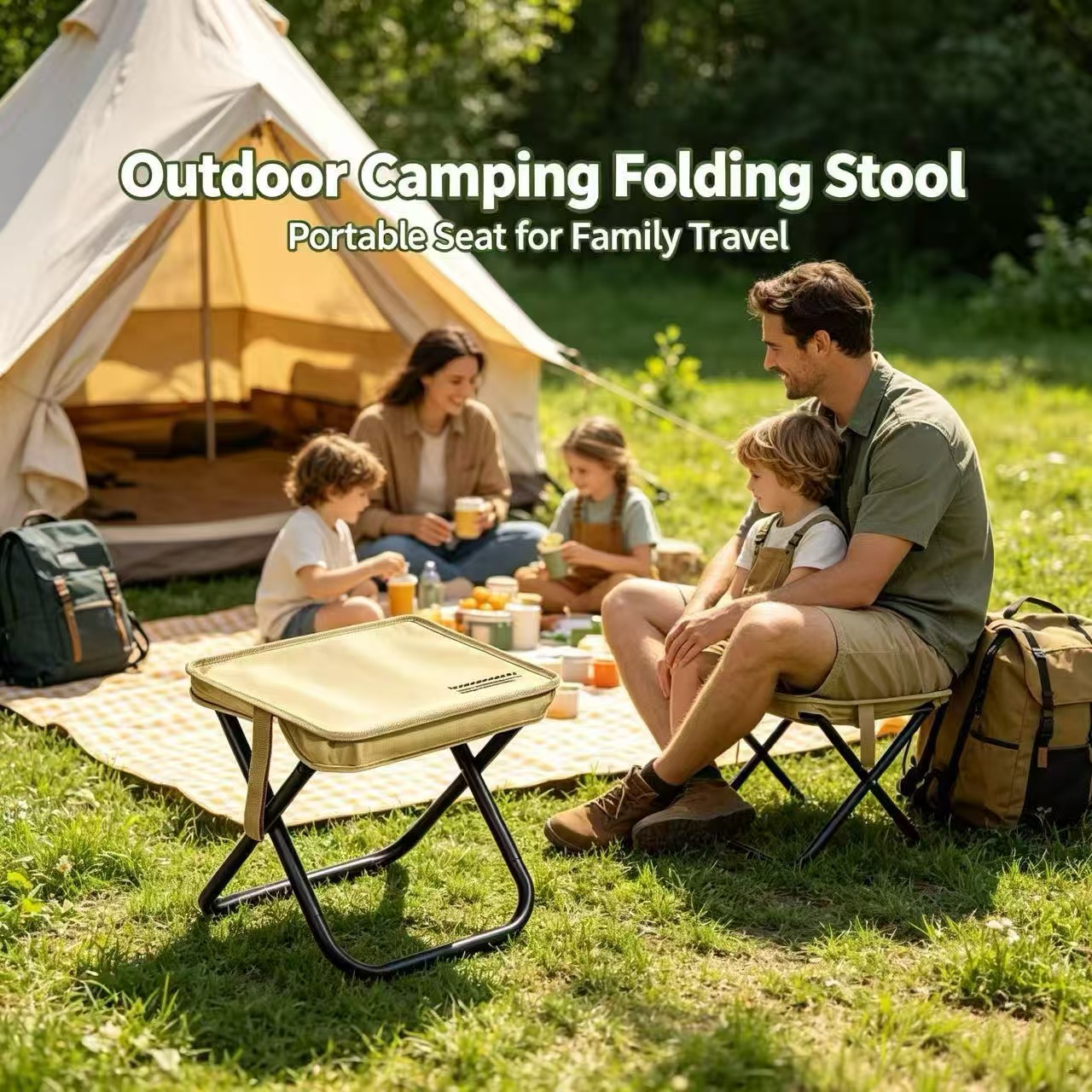 Magza Portable Folding Stool U - Outdoor Hunting Chair ulasan dan harga
