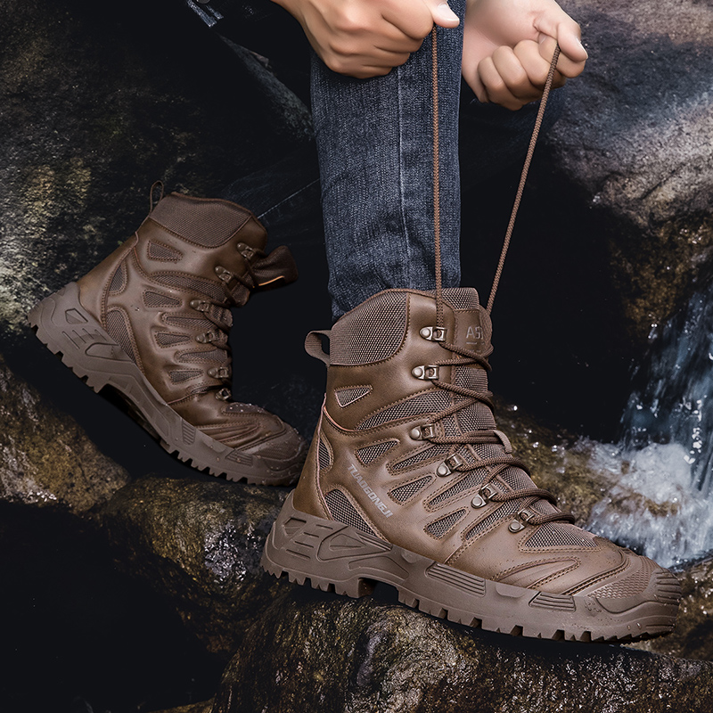 Men's Outdoor Hiking Tactical  - Outdoor Hunting Boots For Men ulasan dan harga